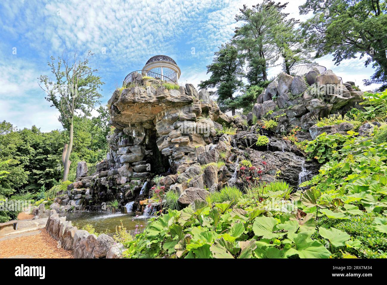 Il Temple of Love Untermyer Park Yonkers NY Foto Stock