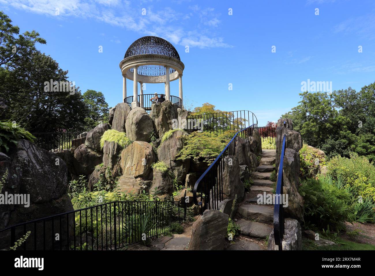 Il Temple of Love Untermyer Park Yonkers NY Foto Stock