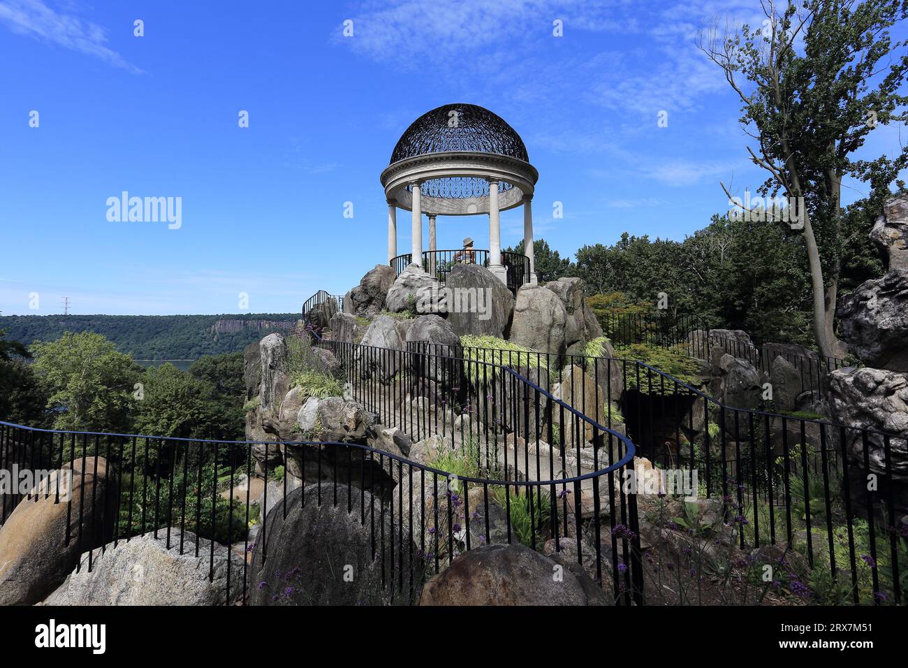 Il Temple of Love Untermyer Park Yonkers NY Foto Stock
