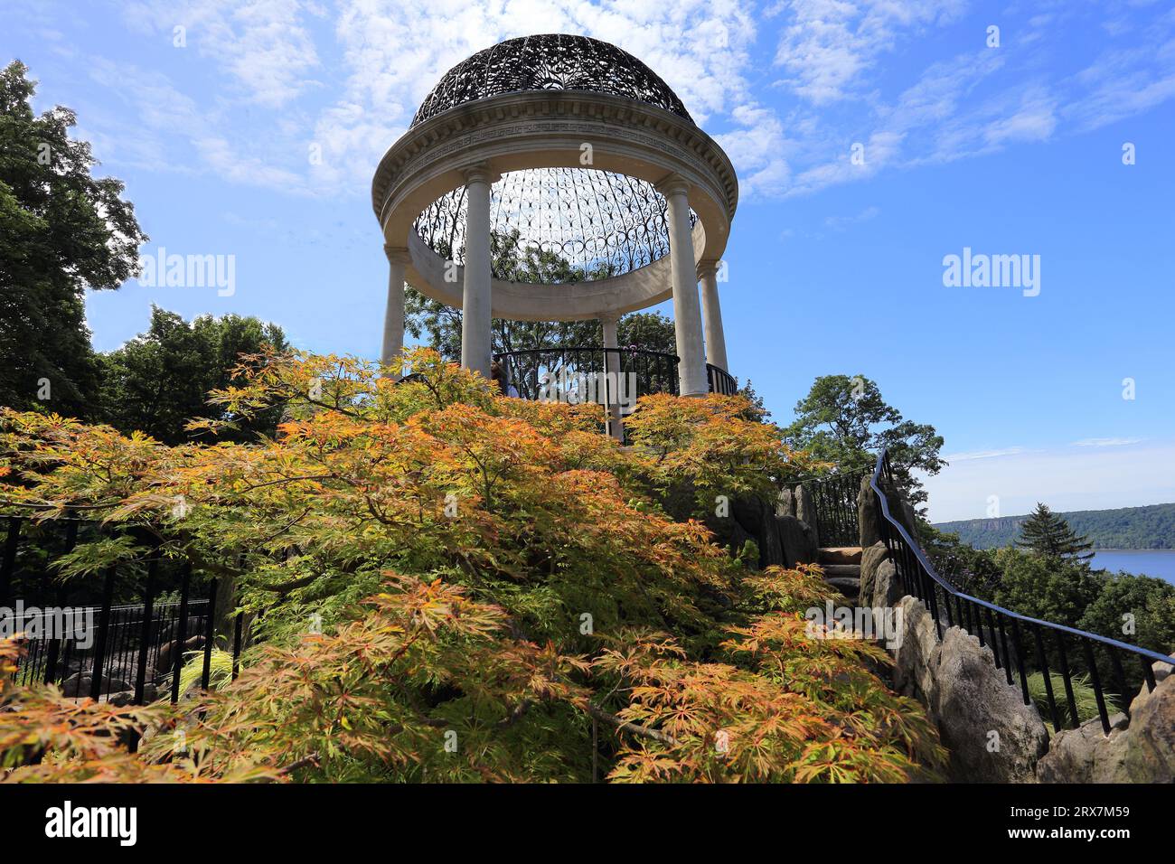 Il Temple of Love Untermyer Park Yonkers NY Foto Stock