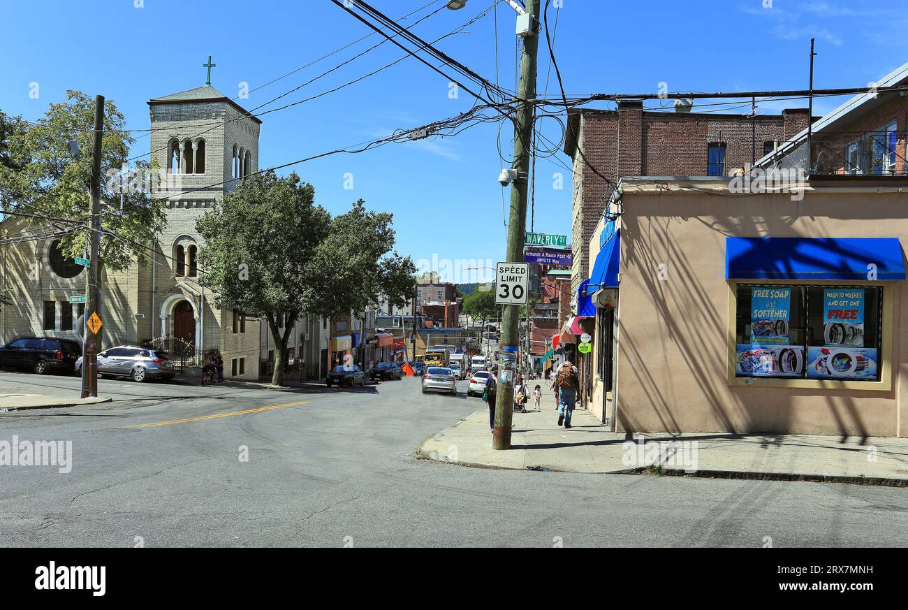 Church Yonkers NY Foto Stock