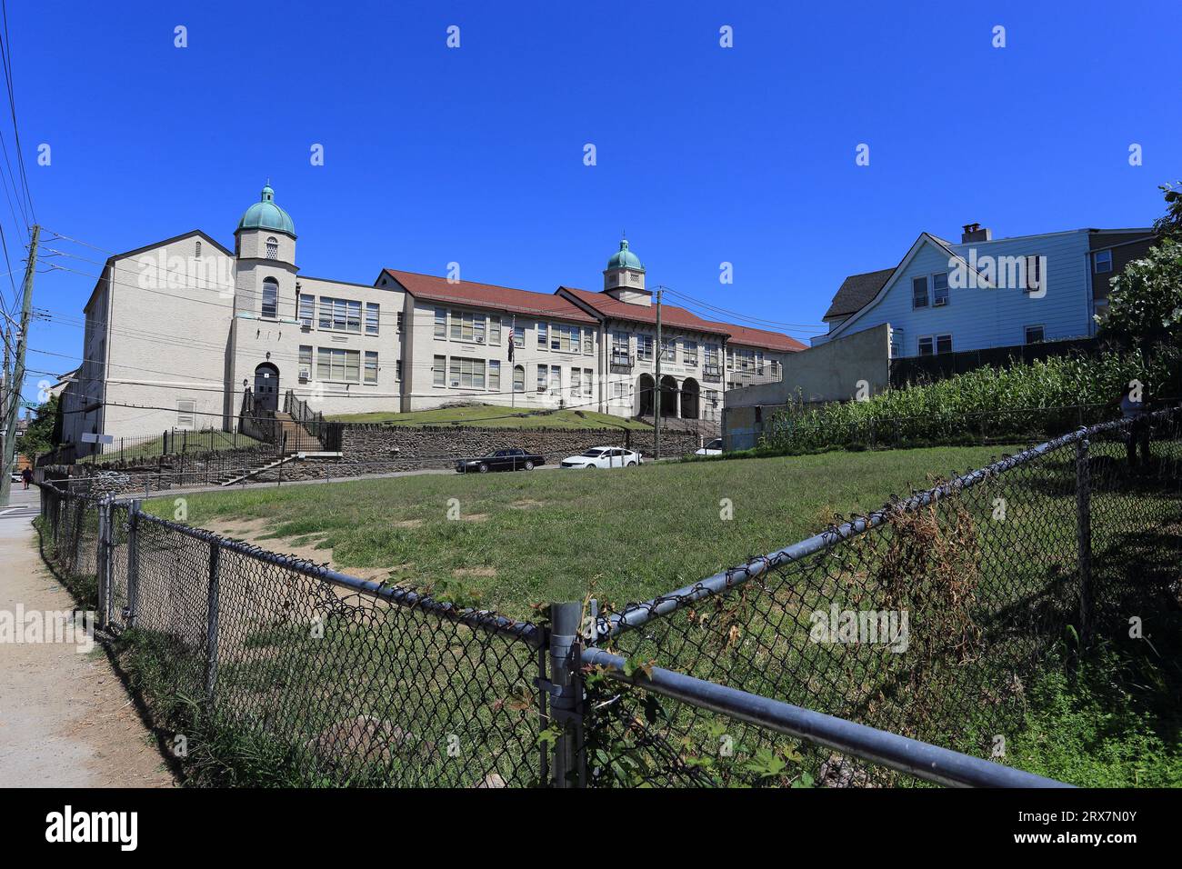 Enrico fermi Middle School Yonkers NY Foto Stock