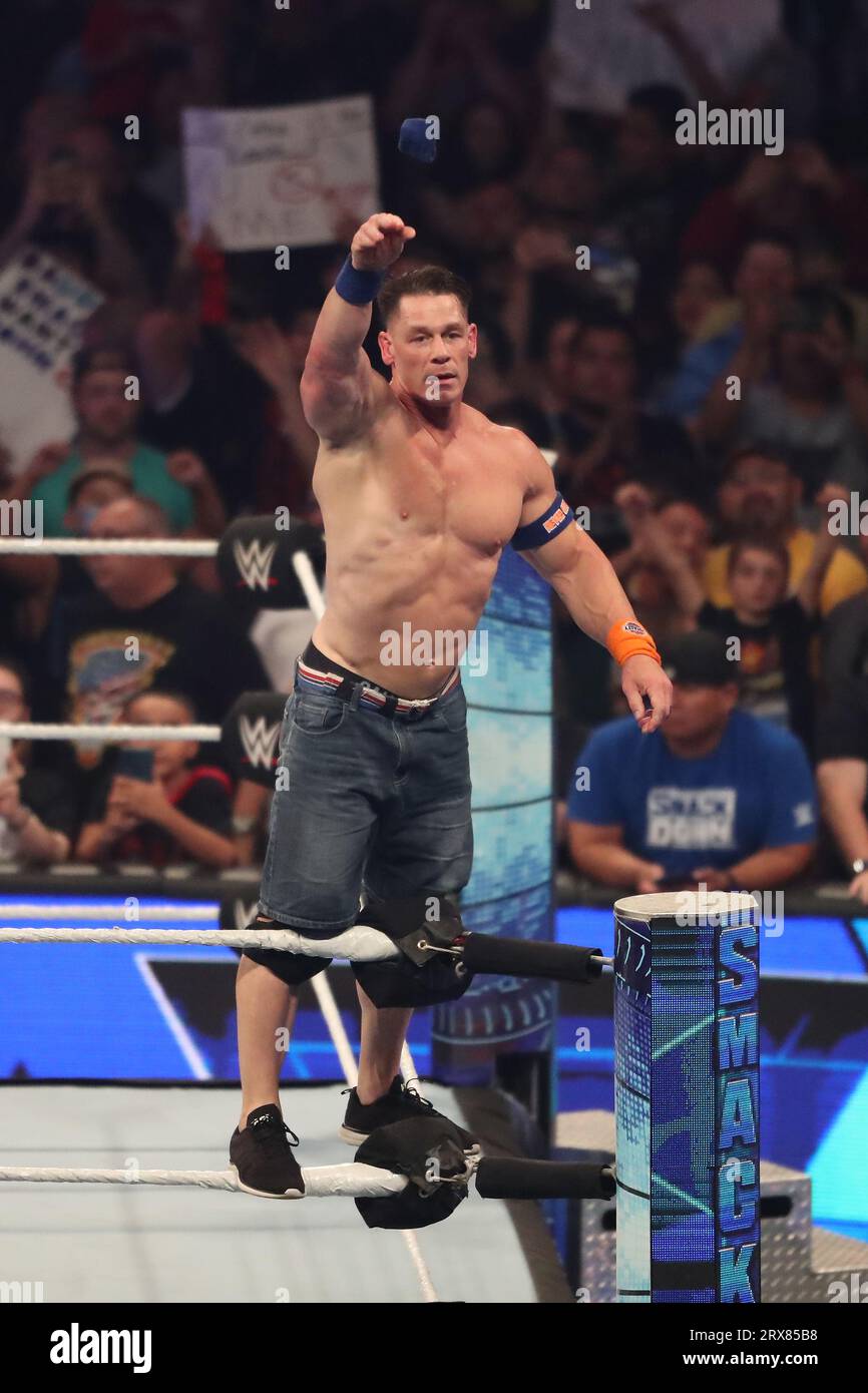 Glendale, Arizona, Stati Uniti. 22 settembre 2023. GLENDALE, ARIZONA - 22 SETTEMBRE: WWE Smackdown alla Desert Diamond Arena il 22 settembre 2023 a Glendale, Arizona. (Foto di Alejandro Salazar/PxImages/Sipa USA) credito: SIPA USA/Alamy Live News Foto Stock