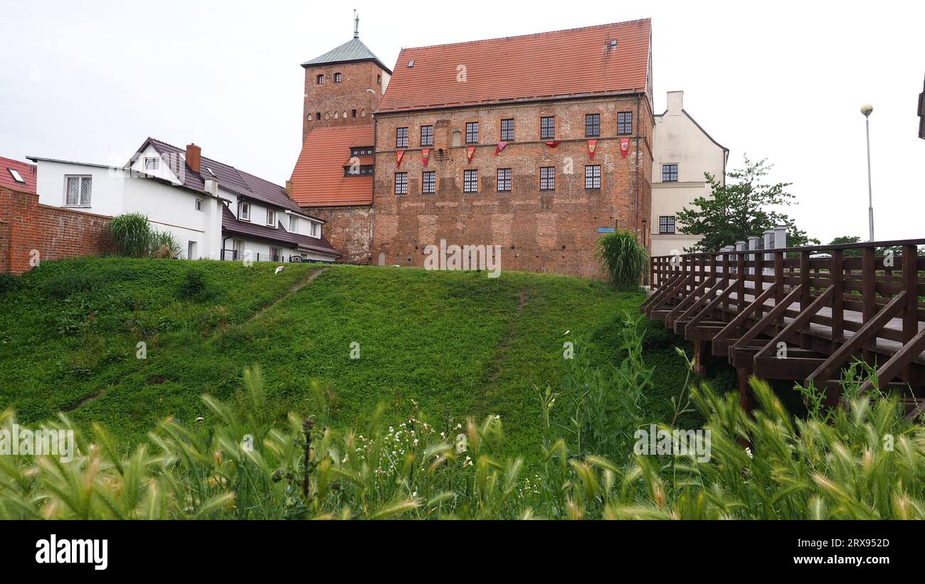 Castello di Darlowo, Polonia Foto Stock