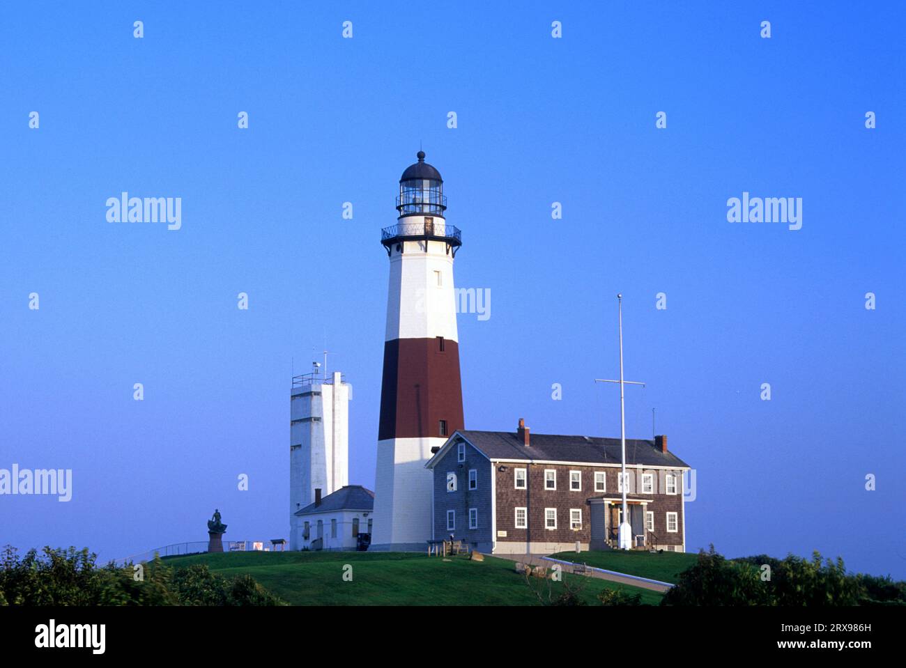 Montauk Point Lighthouse, Montauk Point State Park, New York Foto Stock