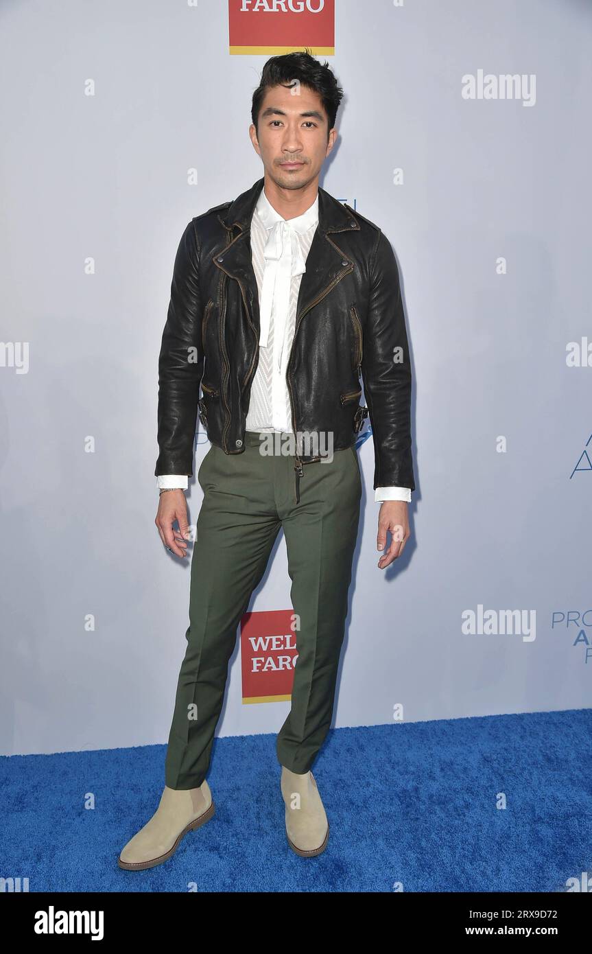 Ronnie Woo arrives at the Project Angel Food Angel Awards on Saturday, Sept. 23, 2023, in Los Angeles. (Photo by Richard Shotwell/Invision/AP) Foto Stock