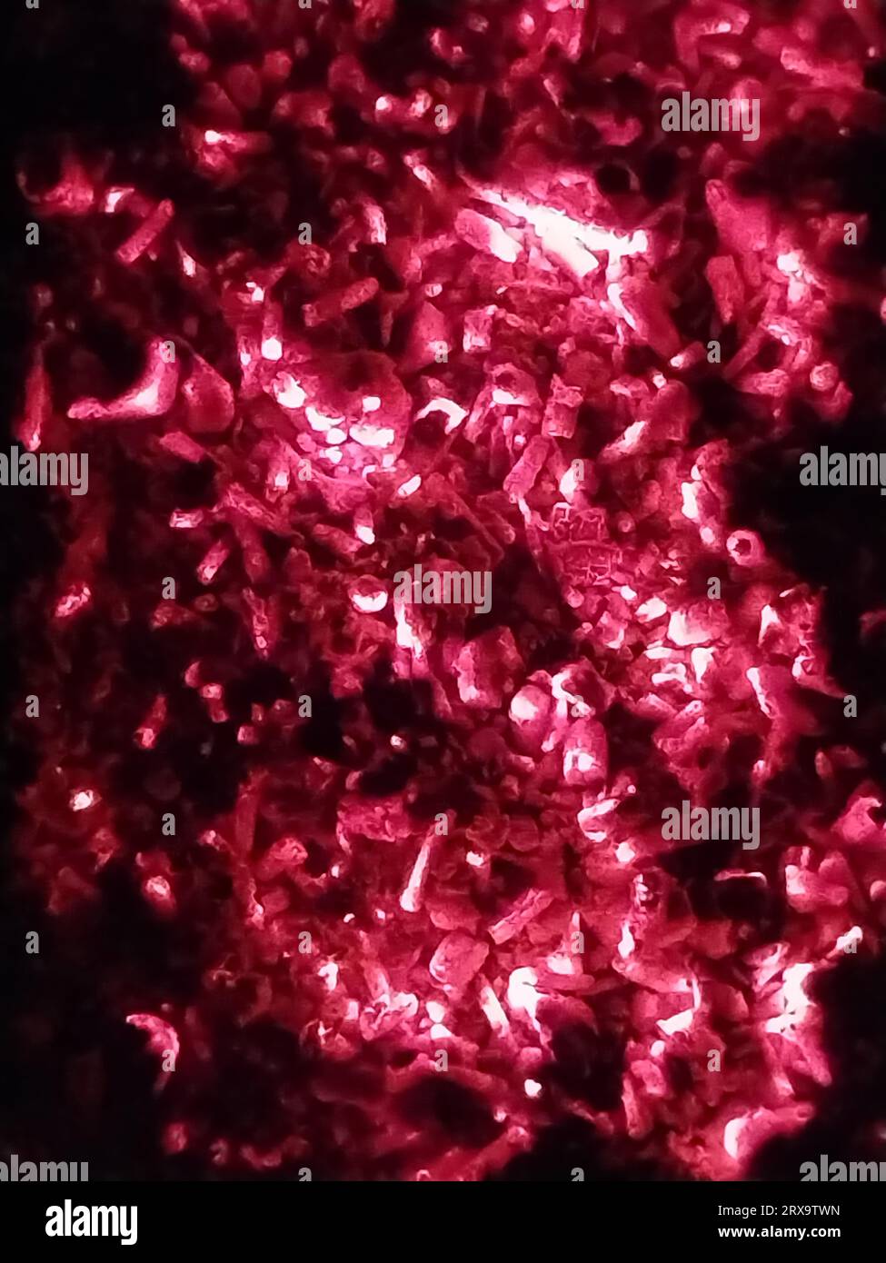 sfondo astratto di carboni caldi Foto Stock