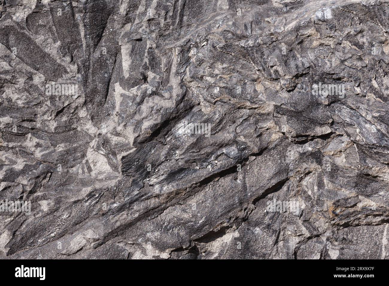 Dettaglio struttura pietra arenaria, primo piano della superficie rocciosa. Idea di fondo Foto Stock