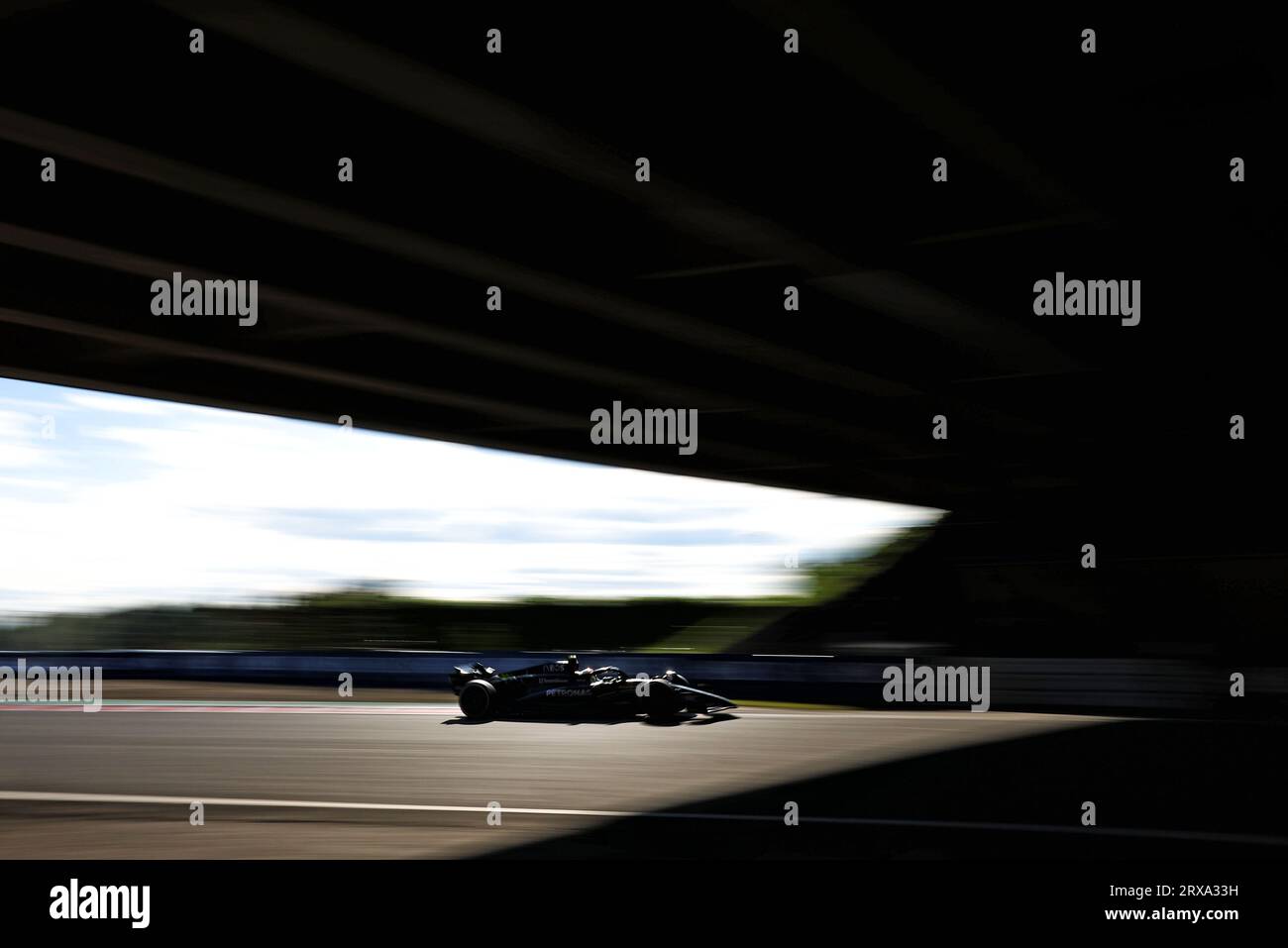 Suzuka, Giappone. 24 settembre 2023. Lewis Hamilton (GBR) Mercedes AMG F1 W14. Campionato del mondo di Formula 1, Rd 17, Gran Premio del Giappone, domenica 24 settembre 2023. Suzuka, Giappone. Crediti: James Moy/Alamy Live News Foto Stock