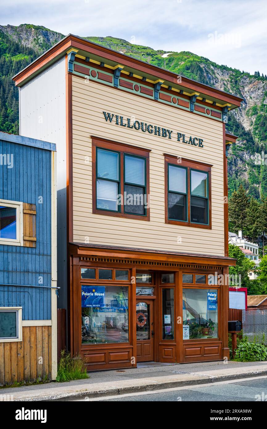 Polaris House è una comunità di clubhouse dedicata al recupero da malattie mentali. Willoughby Avenue, Juneau, Alaska. Foto Stock