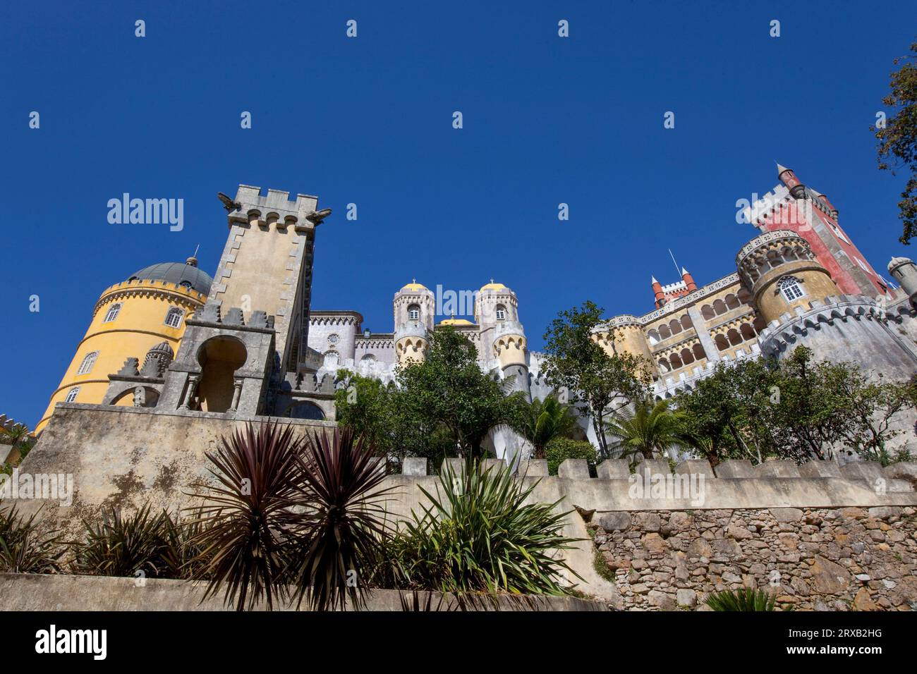PALÁCIO DA PENA SINTRA PORTOGALLO Foto Stock