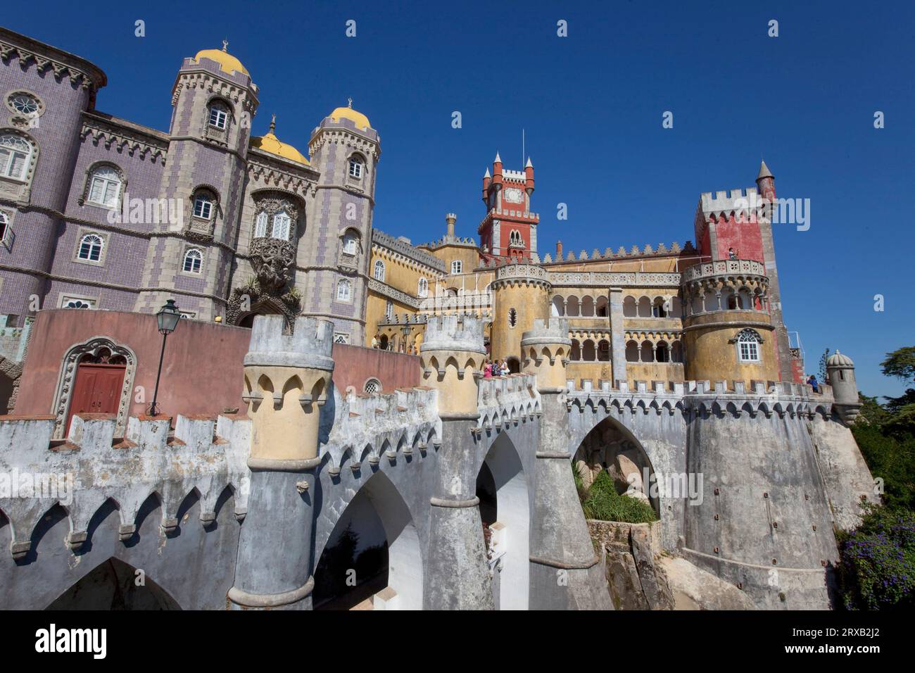 PALÁCIO DA PENA SINTRA PORTOGALLO Foto Stock