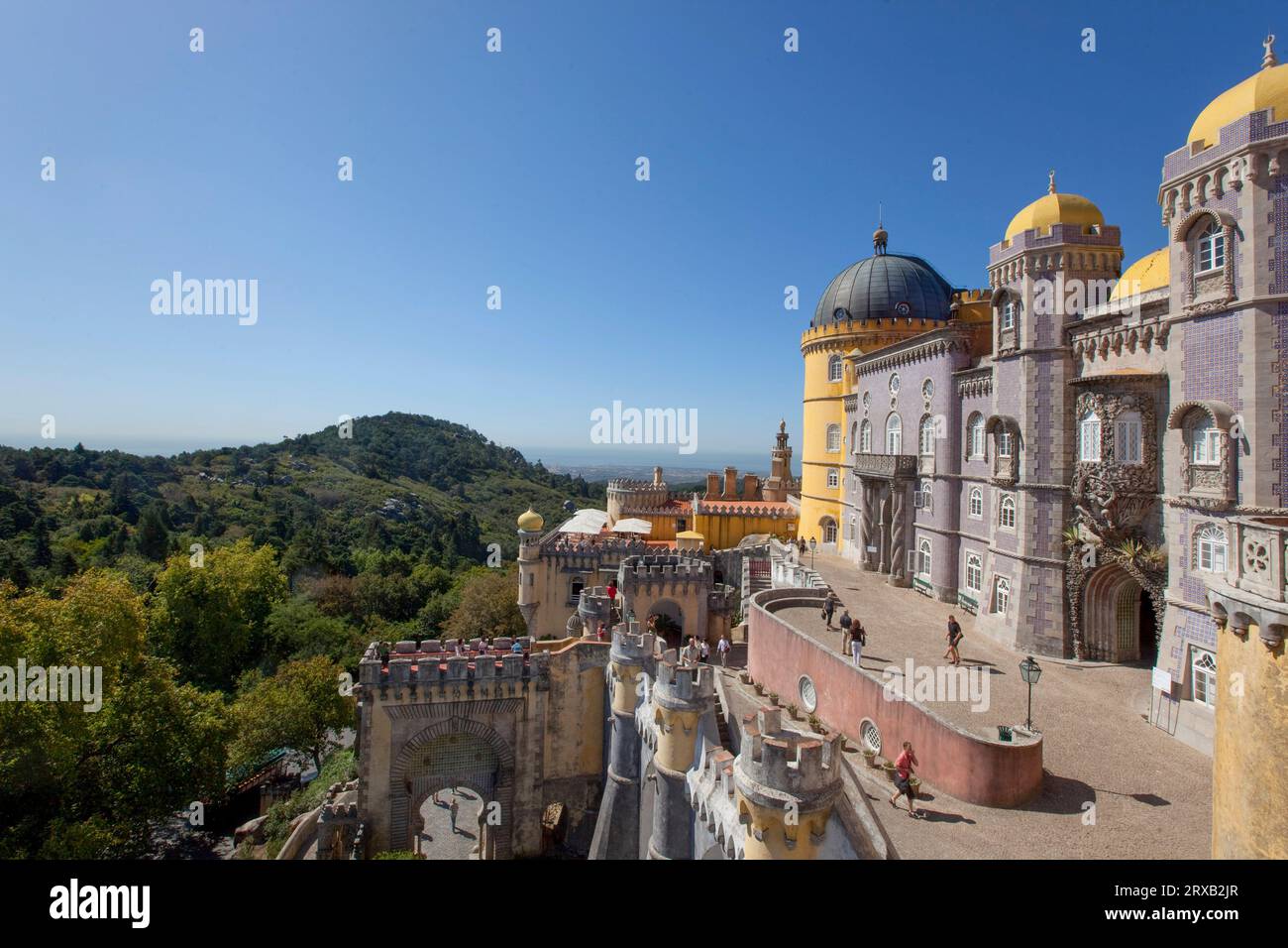 PALÁCIO DA PENA SINTRA PORTOGALLO Foto Stock