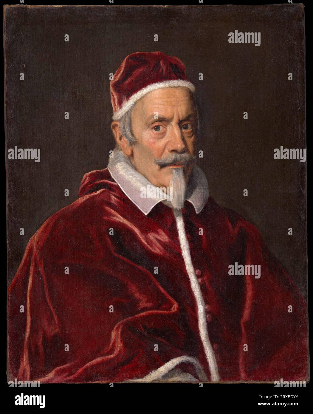 Papa Clemente X, 1590-1676, pittura ad olio dell'artista italiano Giovanni Battista Gaulli (il Baciccio), ca. 1670-71 Foto Stock