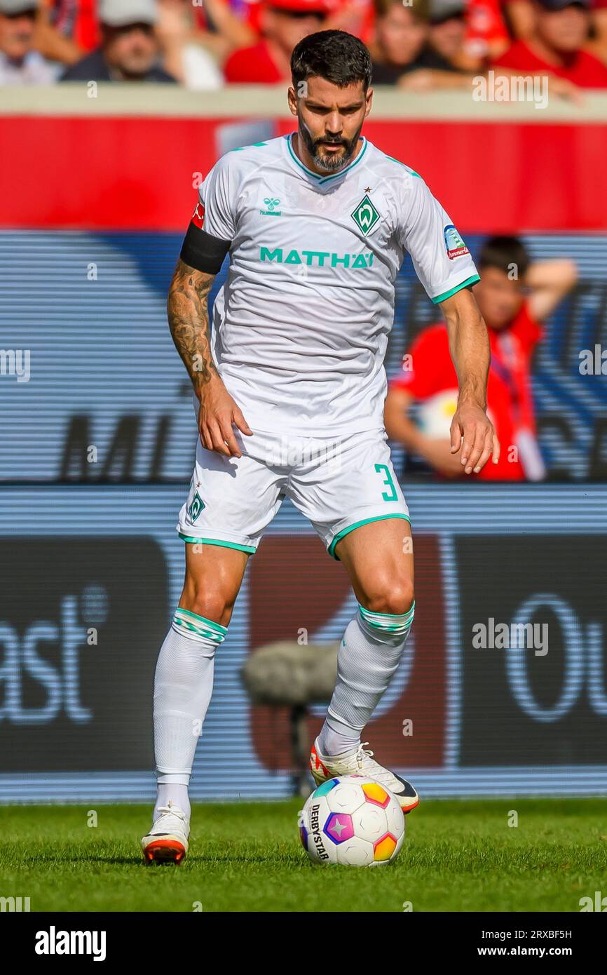 17 09 2023 Voith Arena Heidenheim An Der Brenz GER DFB 1 FC Heidenheim 1846 Vs SV Werder