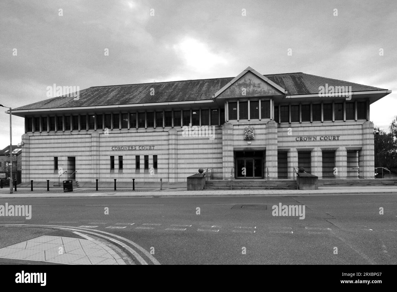 Il Crown Court Building, Doncaster Town, South Yorkshire, Inghilterra, Regno Unito Foto Stock