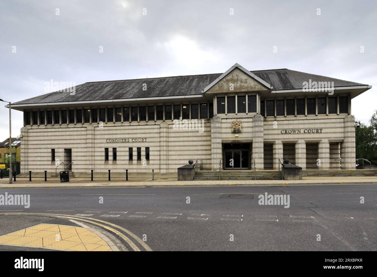 Il Crown Court Building, Doncaster Town, South Yorkshire, Inghilterra, Regno Unito Foto Stock