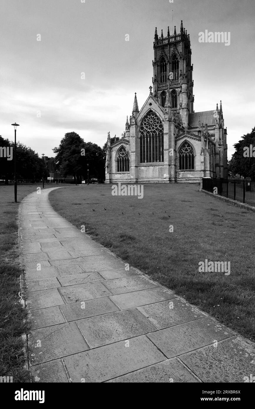Chiesa Minster di San Giorgio a Doncaster, South Yorkshire, Inghilterra, Regno Unito Foto Stock