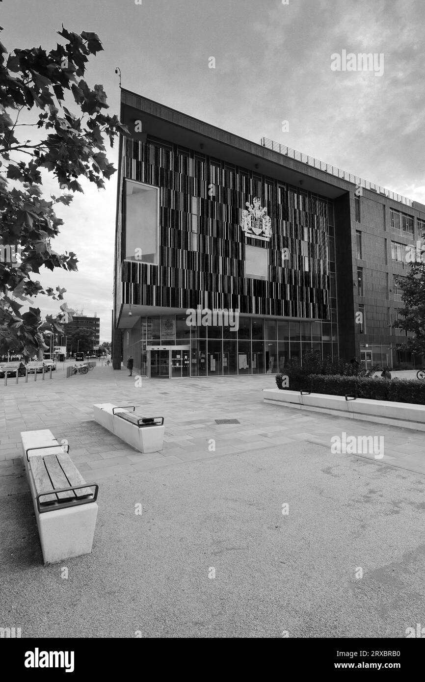 The Doncaster Register Office, Sir Nigel Gresley Square, Waterdale, Doncaster, South Yorkshire, Inghilterra, REGNO UNITO Foto Stock