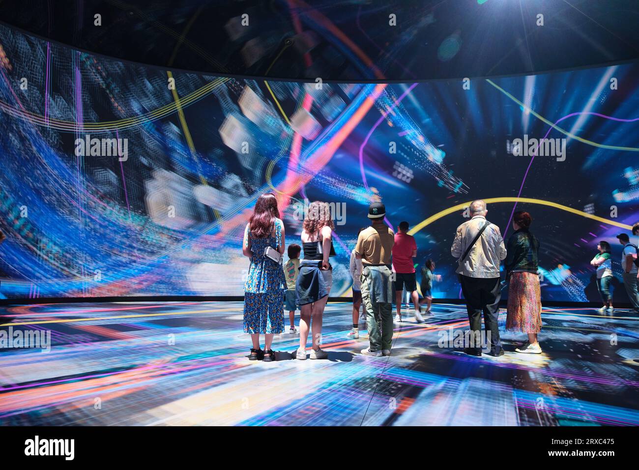 Mostra American Museum of Natural History Invisible Worlds New York City? USA Foto Stock