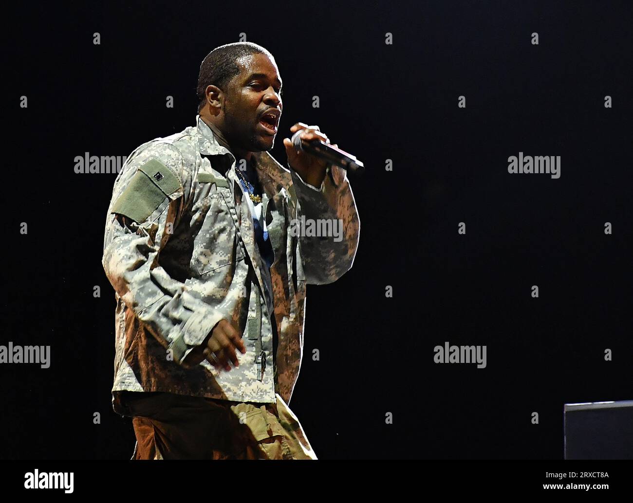 Las Vegas, Stati Uniti. 23 settembre 2023. FERG, alias ASAP Ferg, si esibisce durante il giorno 2 di The Life Is Beautiful 2023 il 23 settembre 2023 a Las Vegas, Nevada. Foto: Casey Flanigan/imageSPACE credito: Imagespace/Alamy Live News Foto Stock