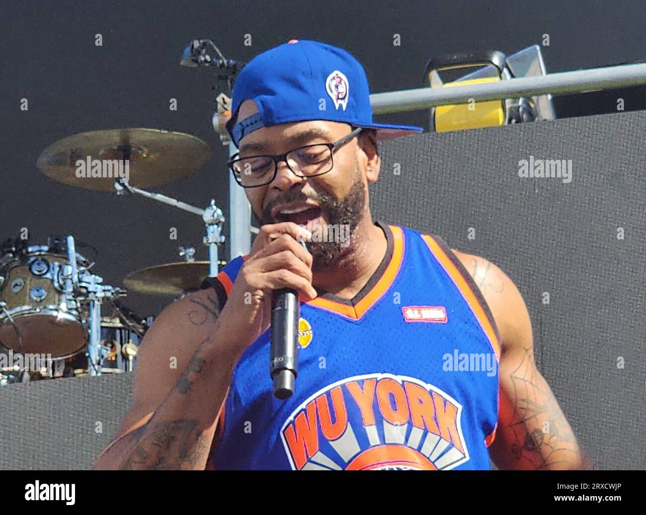 Tampa Bay, Florida, Stati Uniti. 24 settembre 2023. Method Man si esibisce durante il N.Y. State of Mind Tour al Seminole Hard Rock Hotel & Casino di Tampa Bay, Florida, il 24 settembre 2023. Crediti: Dee CEE Carter/Media Punch/Alamy Live News Foto Stock