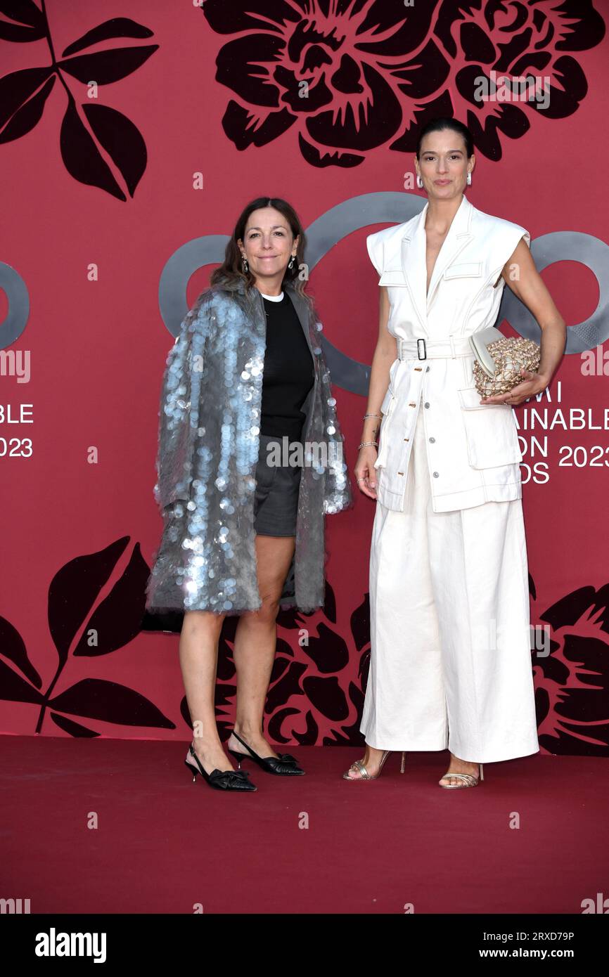 Milano, Italia. 25 settembre 2023. Milano, Milano Fashion Week, CNMI Sustainable Fashion Awards 2023. Nella foto chiara Baschetti Credit: Independent Photo Agency/Alamy Live News Foto Stock