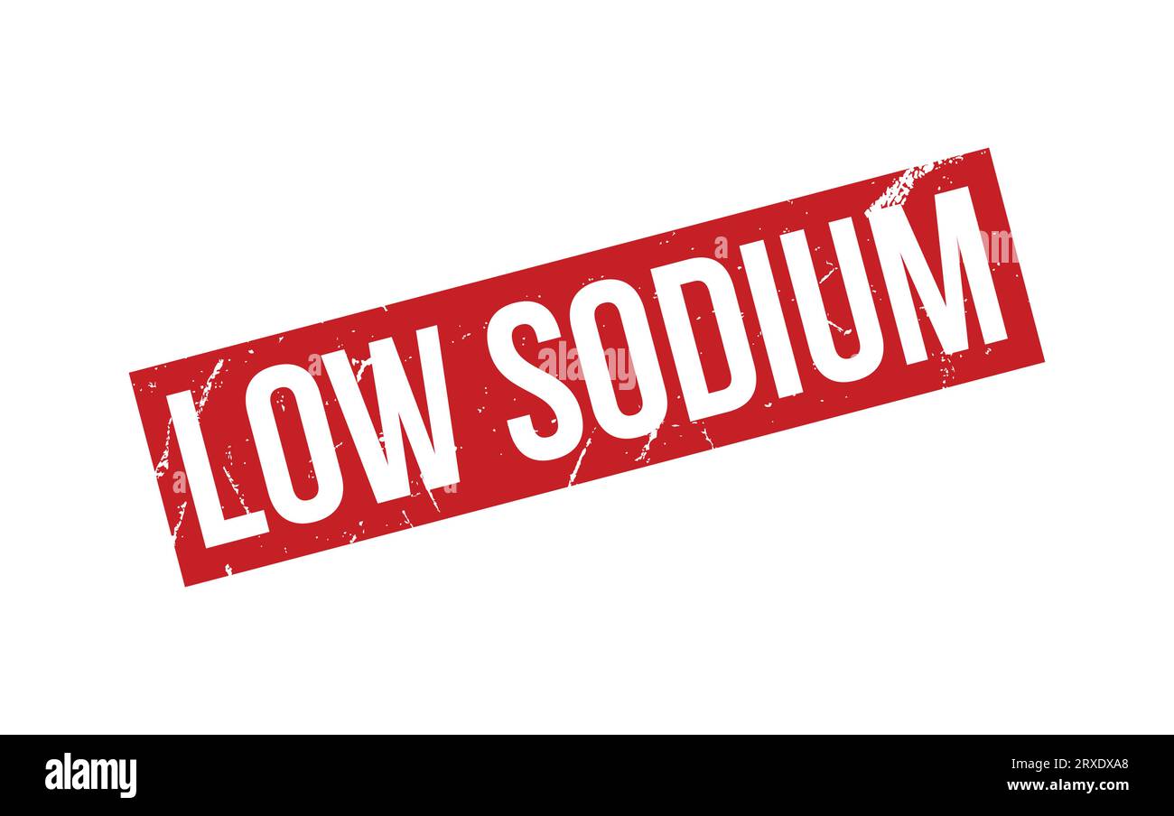 Vector di tenuta del timbro in gomma a basso contenuto di sodio Illustrazione Vettoriale