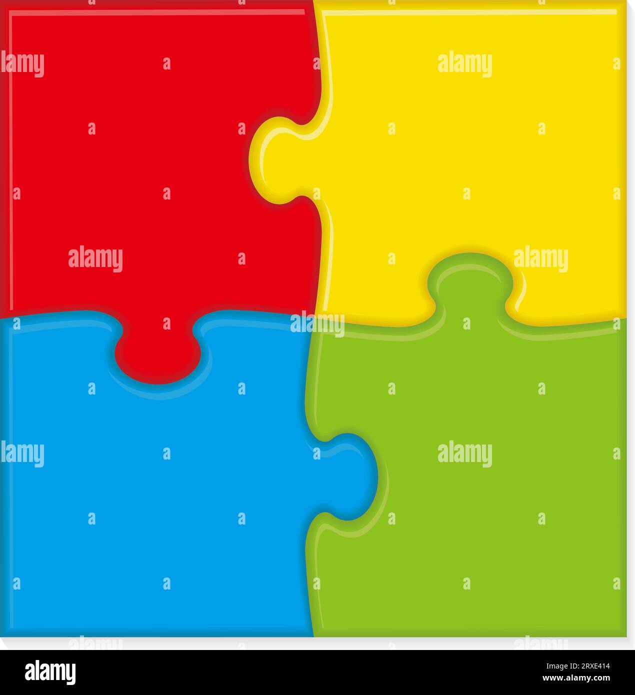 Sfera Autismo - ATTIVITÀ PUZZLE 4 PEZZI Facili puzzle a
