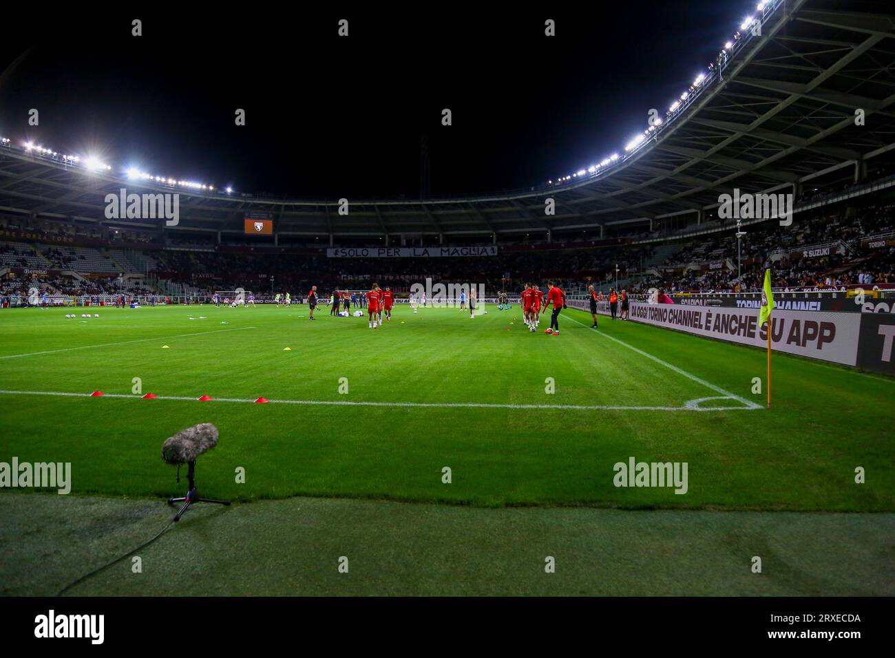 Una visione generale dello Stadio Olimpico grande Torino durante la partita di serie A tra Torino FC e AS Roma il 24 settembre 2023 a Torino, Italia. Foto Stock