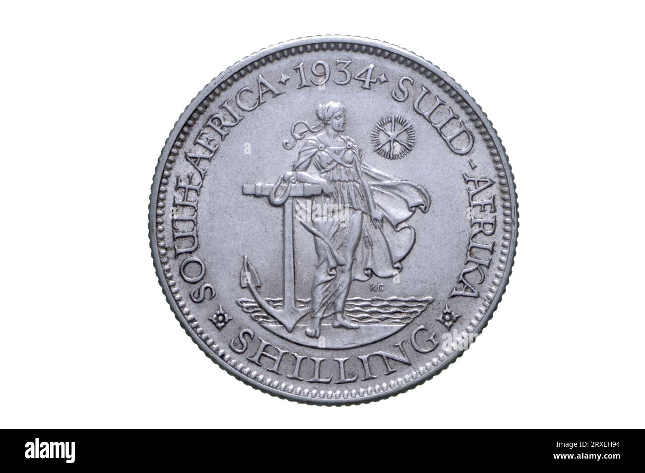 Scellino sudafricano del 1934 Foto Stock