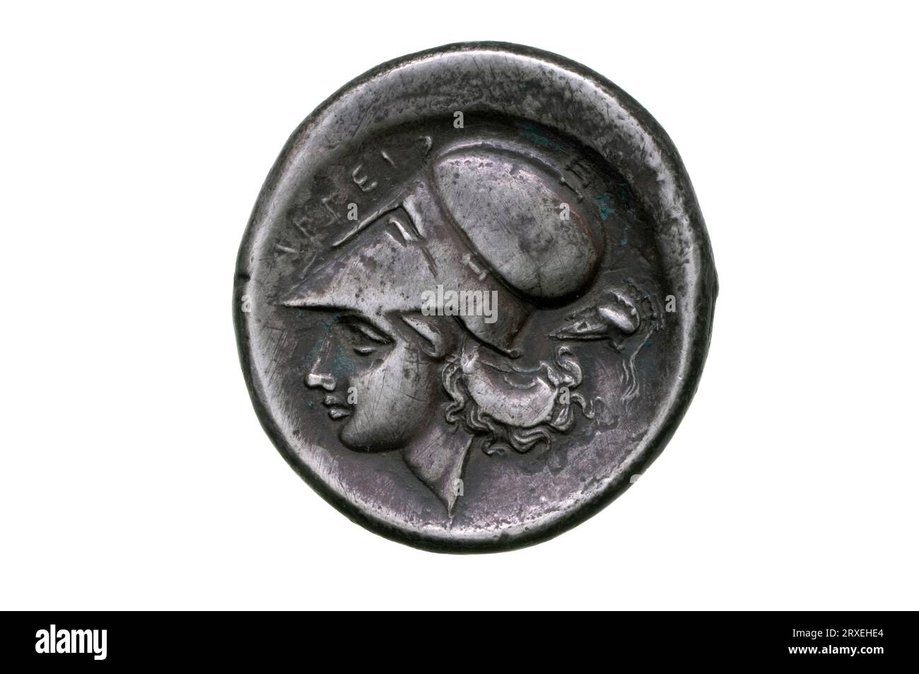 Il Greco antico argento Starter Coin Foto Stock