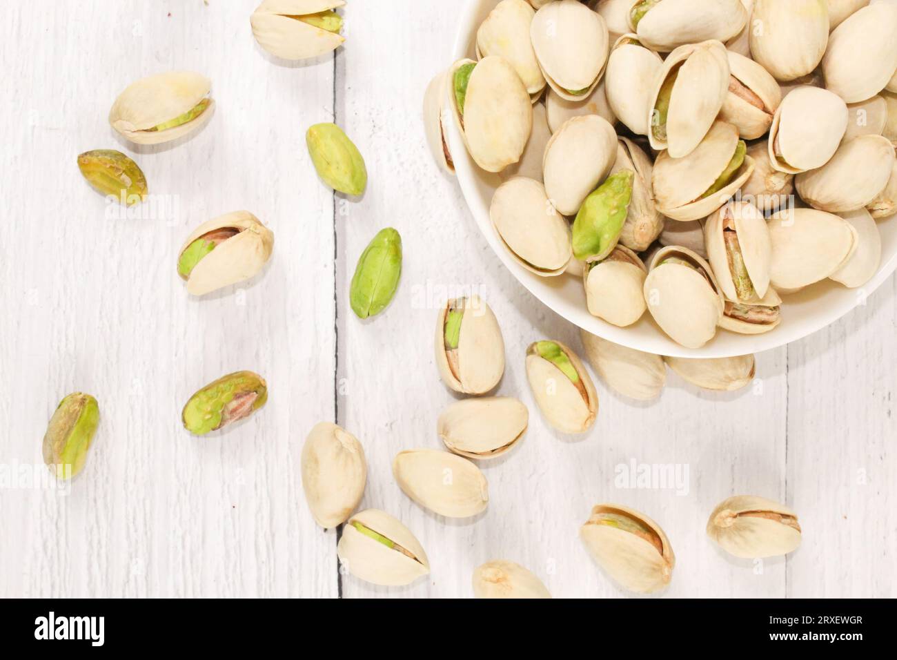 Il Pistacchio possente: Benefici per la salute e valore nutrizionale, foto ad alta risoluzione Foto Stock