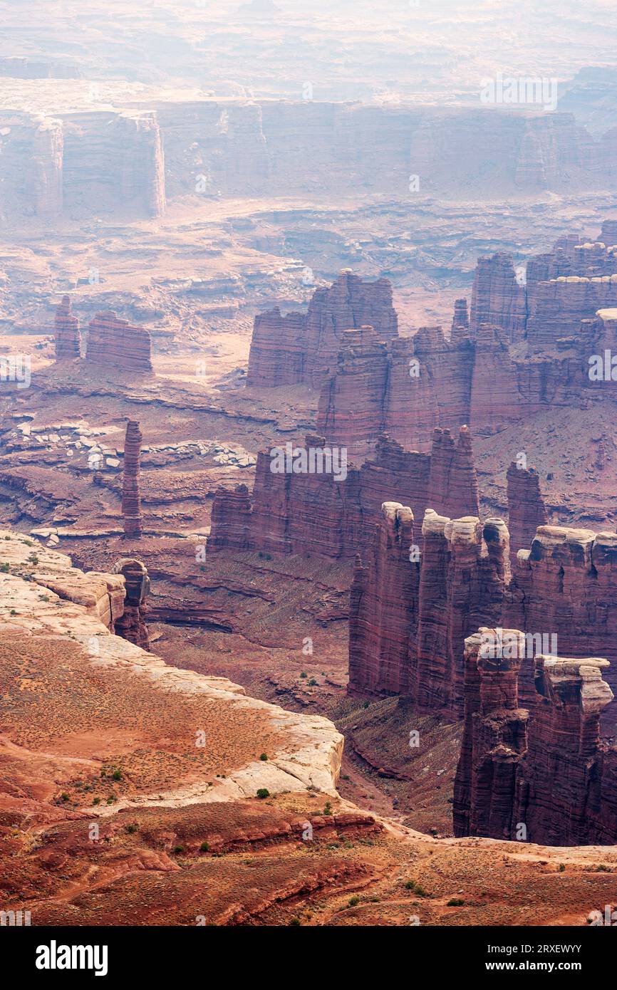 Paesaggio del Canyonlands National Park, Utah, Stati Uniti Foto Stock