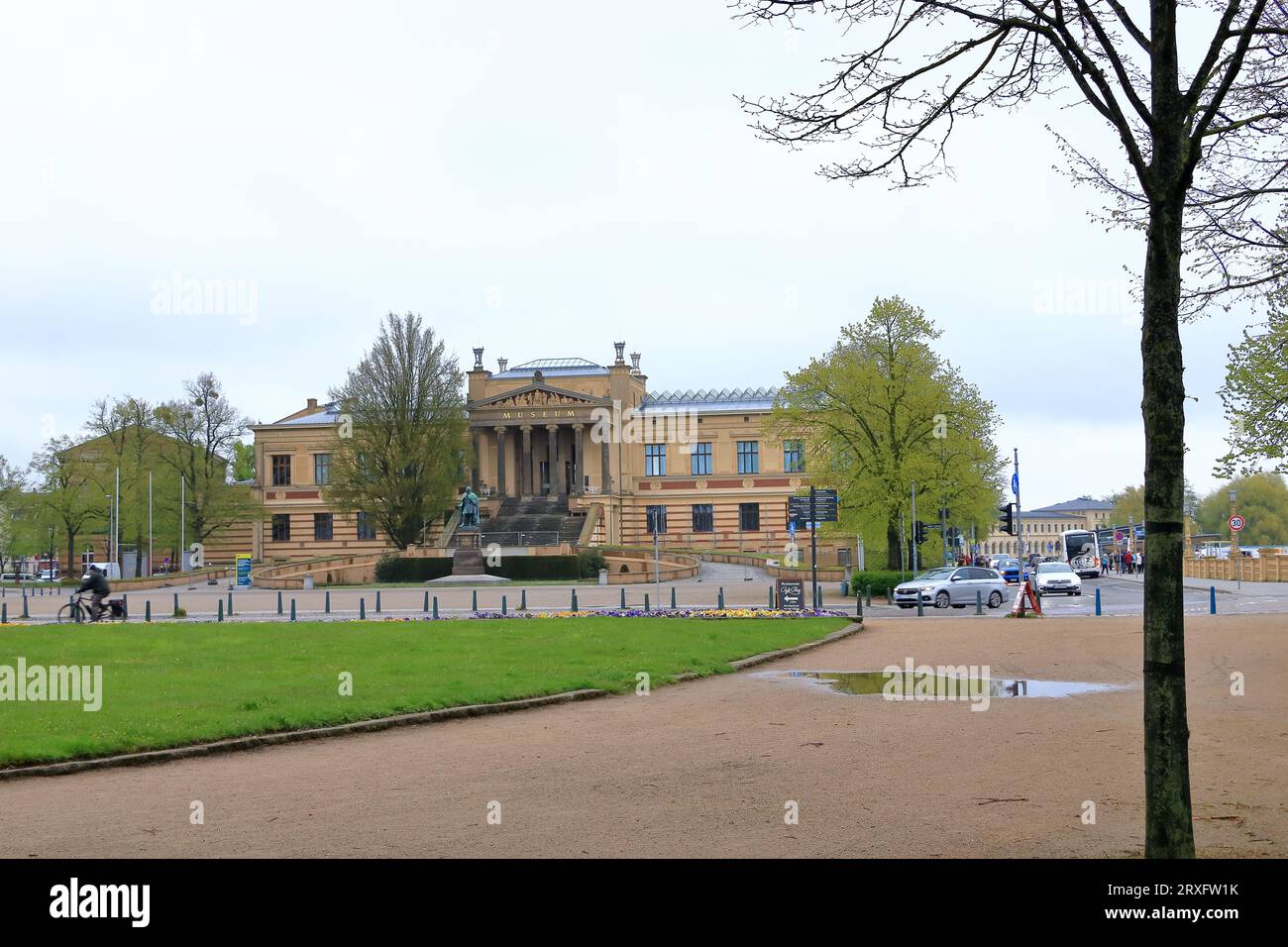 06 maggio 2023 - Schwerin, Meclemburgo-Vorpommern in Germania: Museo statale sul lago Foto Stock