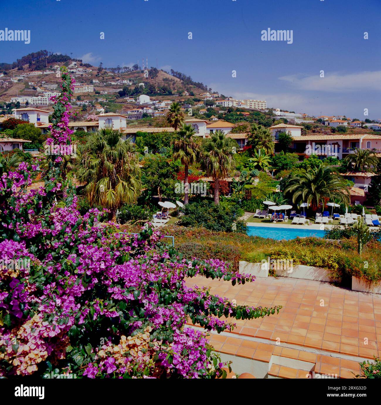 Al Quinta splendida, hotel e complesso per vacanze in multiproprietà a 5 stelle con giardino botanico a Canico, sulla costa sud est di Funchal. P-Portogallo/Isola Foto Stock