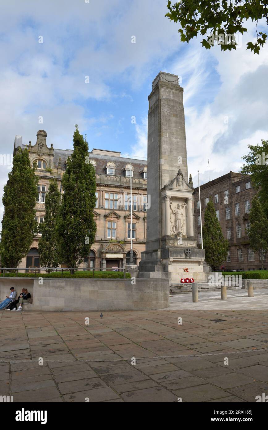 Il Cenotafio, Preston Lancashire Foto Stock