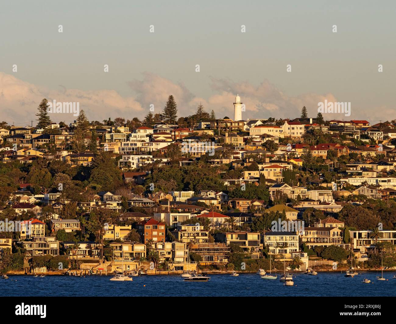 Sydney Australia / il sobborgo di Sydney Harbour di Vaucluse a Sydney Australia. Foto Stock