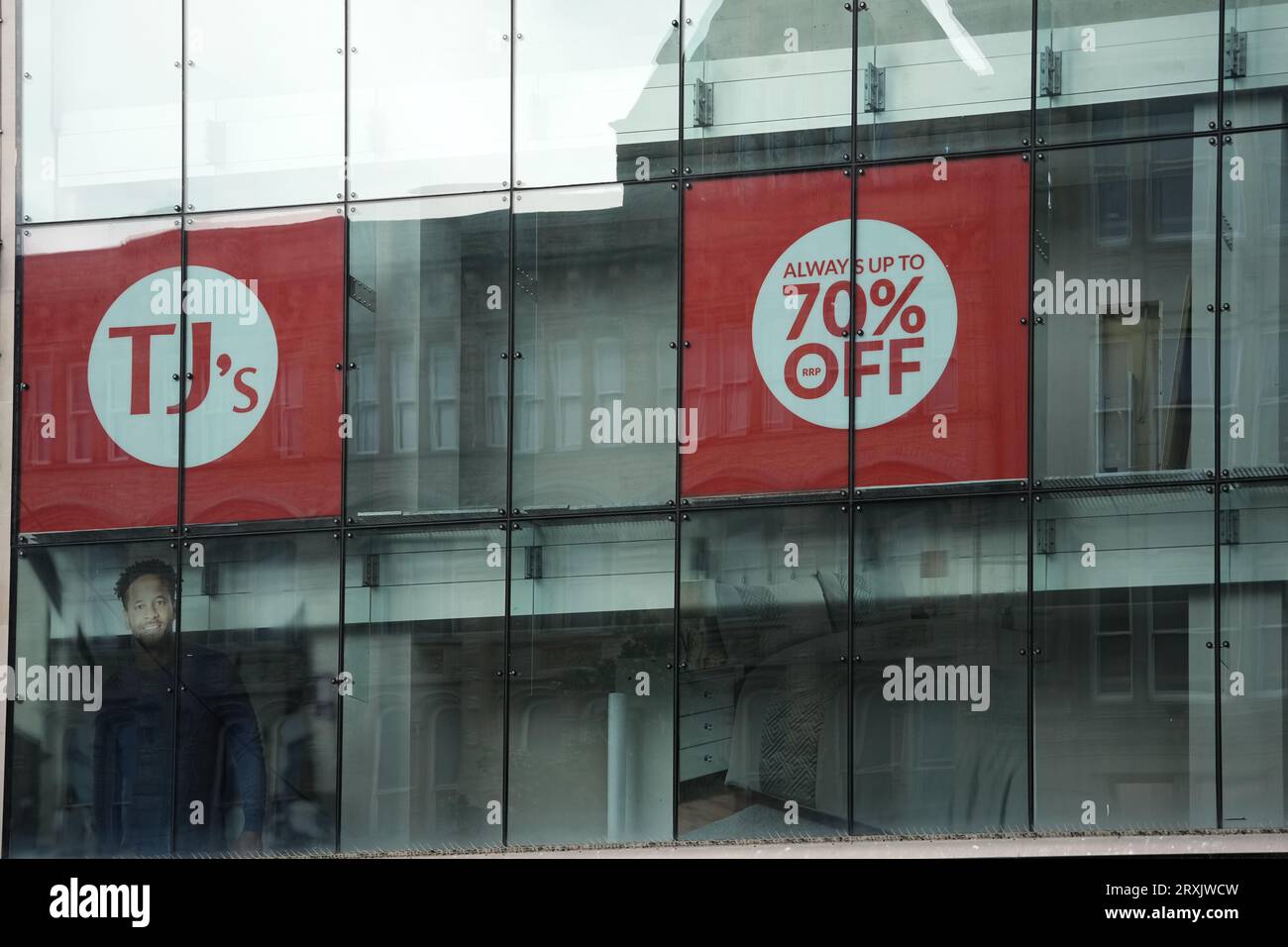 TJ Hughes si trasferisce in Church Street nel centro di Liverpool. Foto Stock