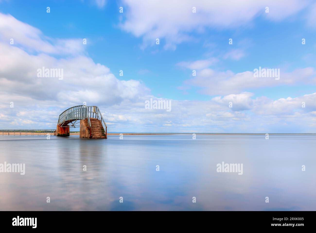 Belhaven e il Ponte sul nulla nell'East Lothian, in Scozia Foto Stock