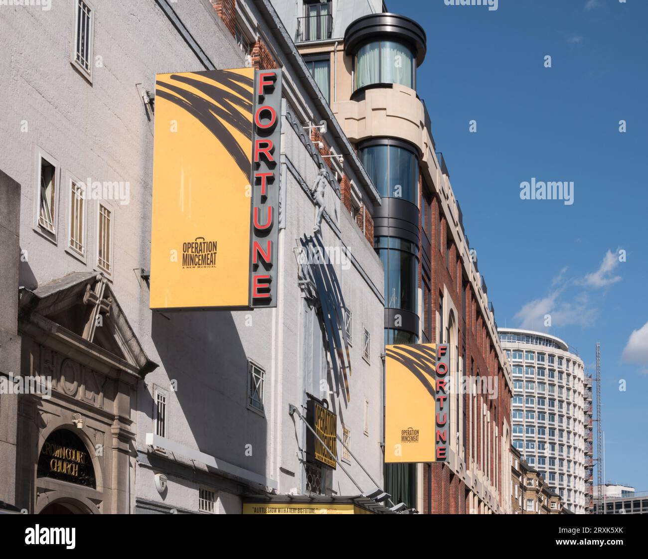 Operazione Mincemeat al Fortune Theatre, Russell Street, Covent Garden, Londra, WC2, Inghilterra, Regno Unito Foto Stock