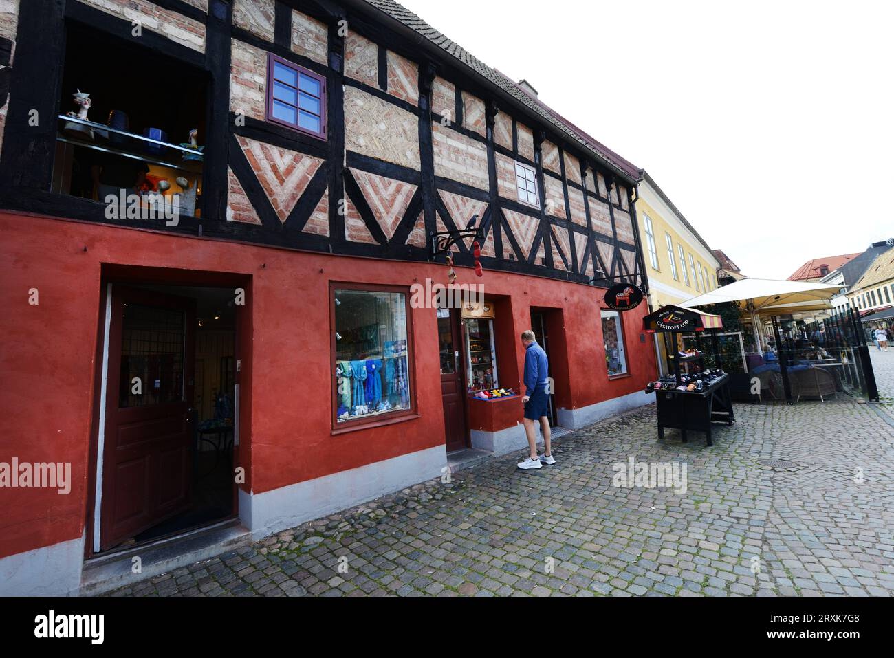 Il Form / Design Center nella piazza della città vecchia nella città vecchia di Malmö, Svezia. Foto Stock