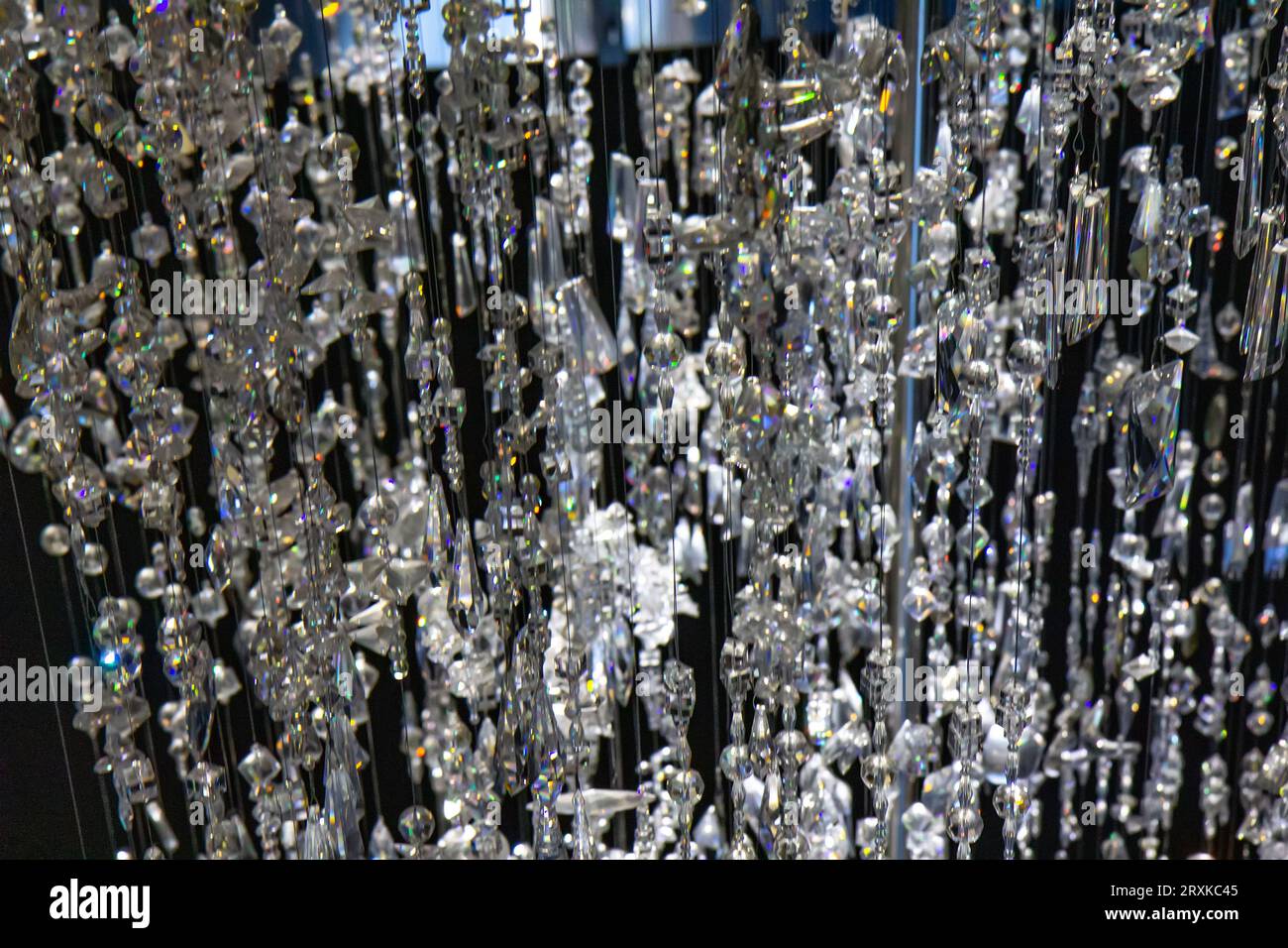 Vista dei cristalli - dettaglio, primo piano Foto Stock