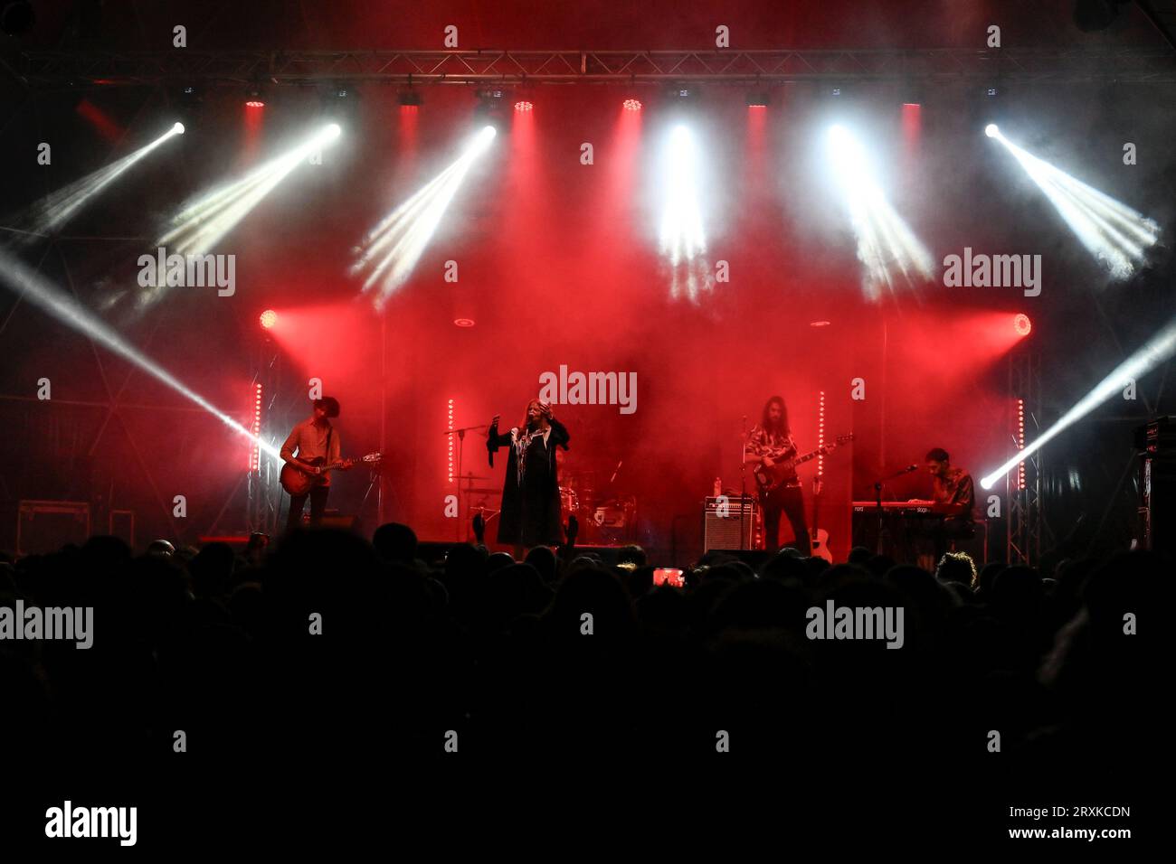 Roma, Italia. 2 settembre 2023. Nada durante il Tour Estivo 2023, 15 settembre 2023, Villa Ada Festival 2023, Roma, Italia (foto di Domenico Cippitelli/NurPhoto) credito: NurPhoto SRL/Alamy Live News Foto Stock