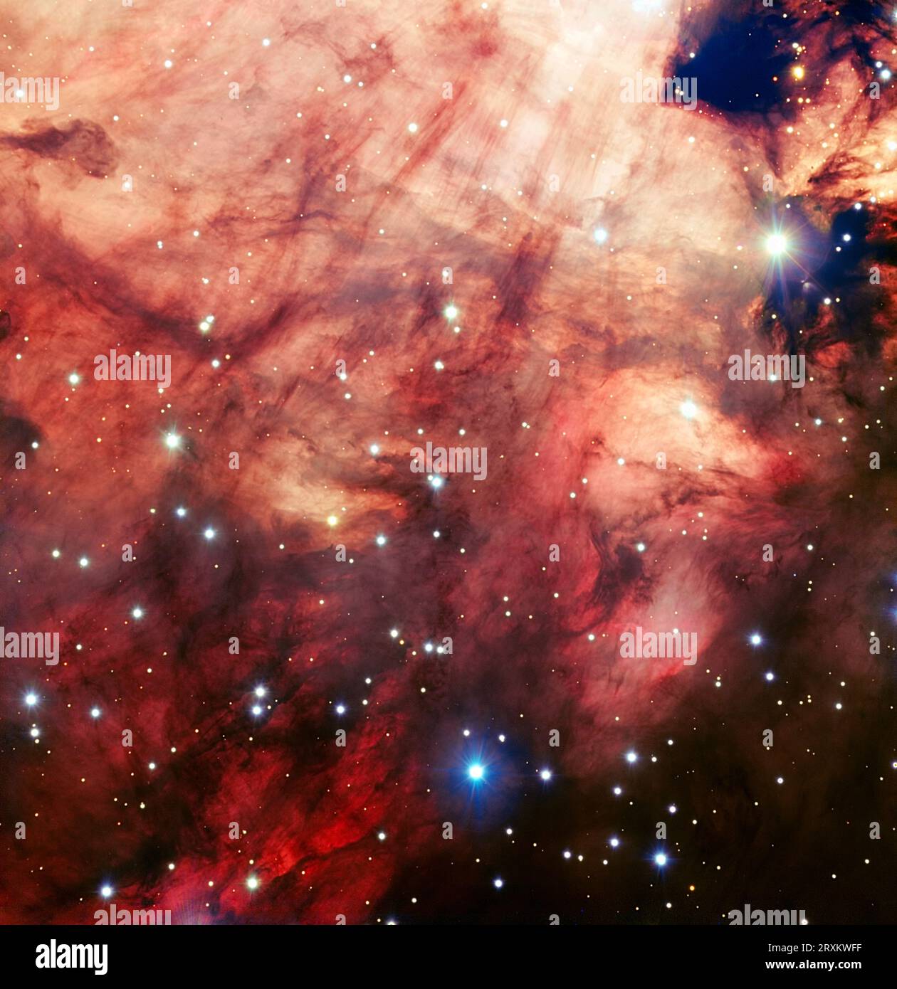 Nebulosa e stelle nello spazio profondo Foto Stock