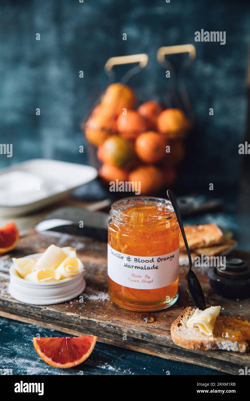 Marmellata di arance Foto Stock