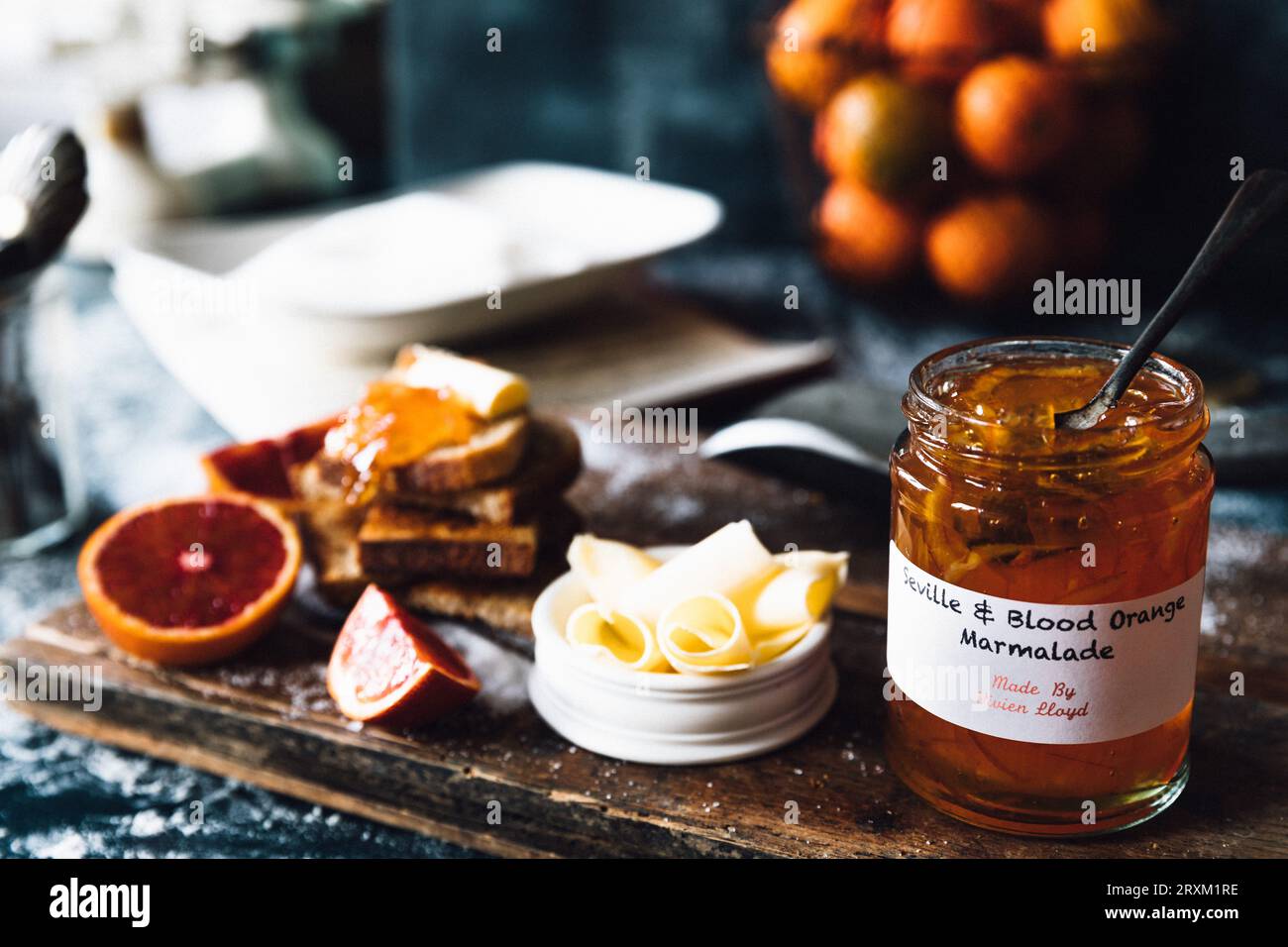 Marmellata di arance Foto Stock