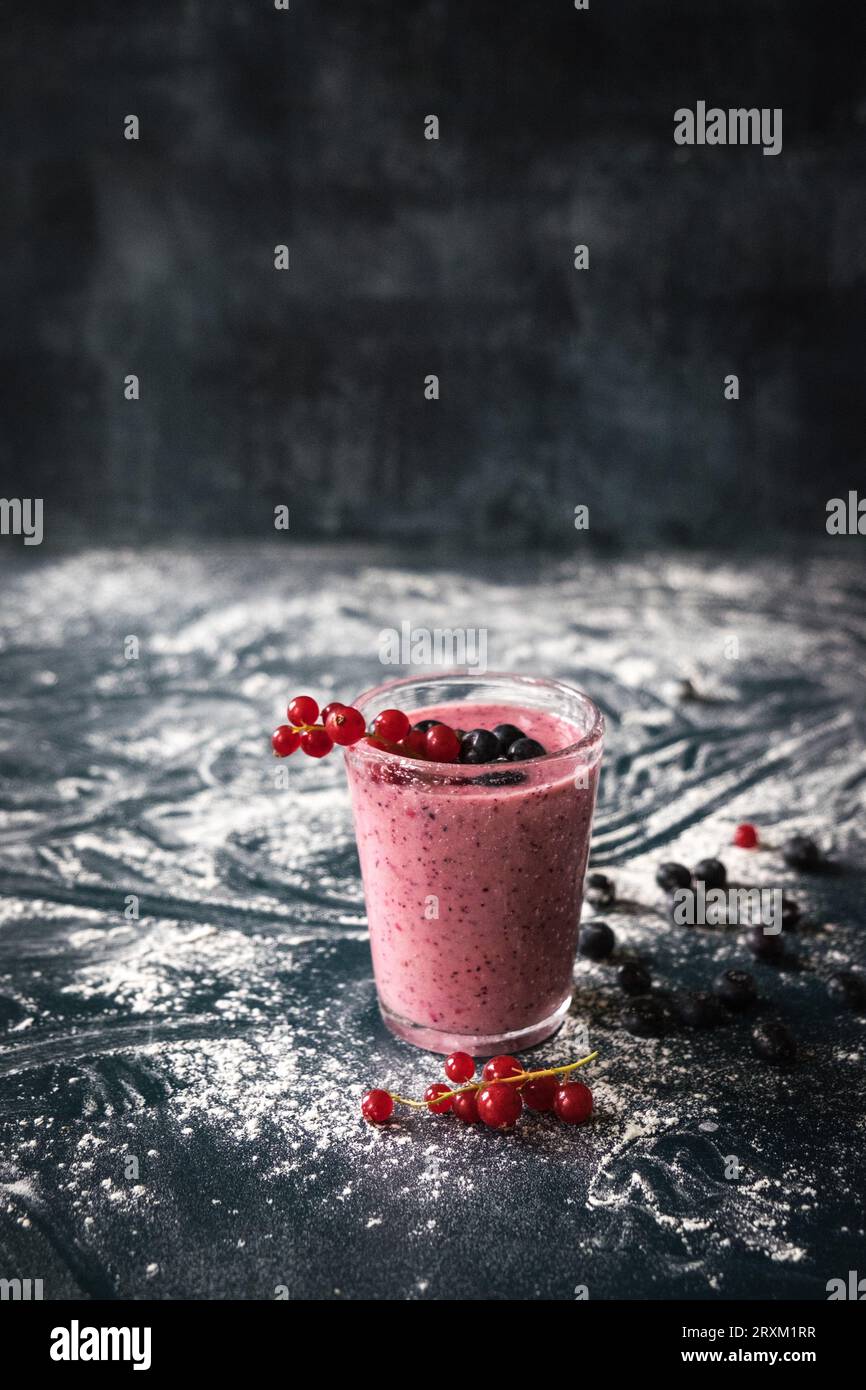 Frullato di Berry Foto Stock