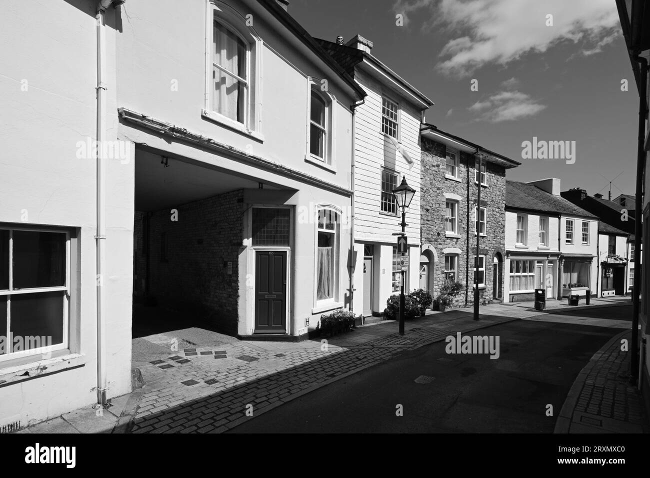 BUCKFASTLEIGH MARKET TOWN DEVON Buckfastleigh è uno dei più lunghi toponimi in Inghilterra senza lettere ripetute Foto Stock