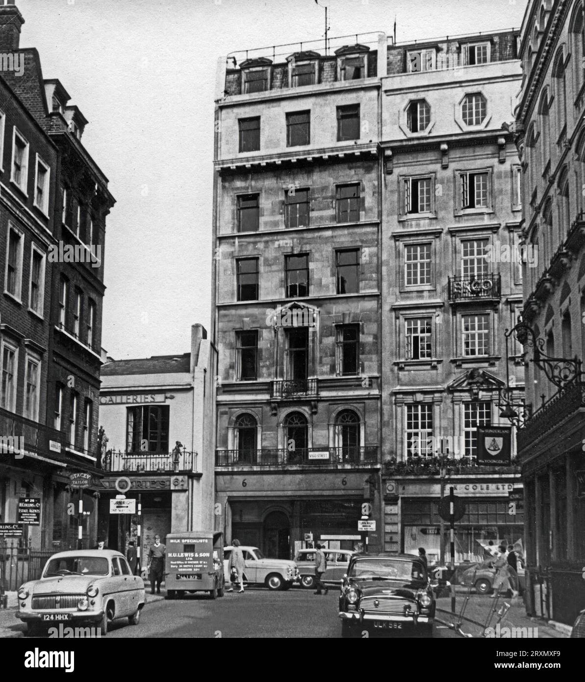 Vigo Street, City of Westminster, Londra, anni '1950 Foto Stock